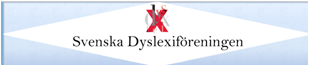 Svenska Dyslexiföreningens logga - gå till deras webbplats